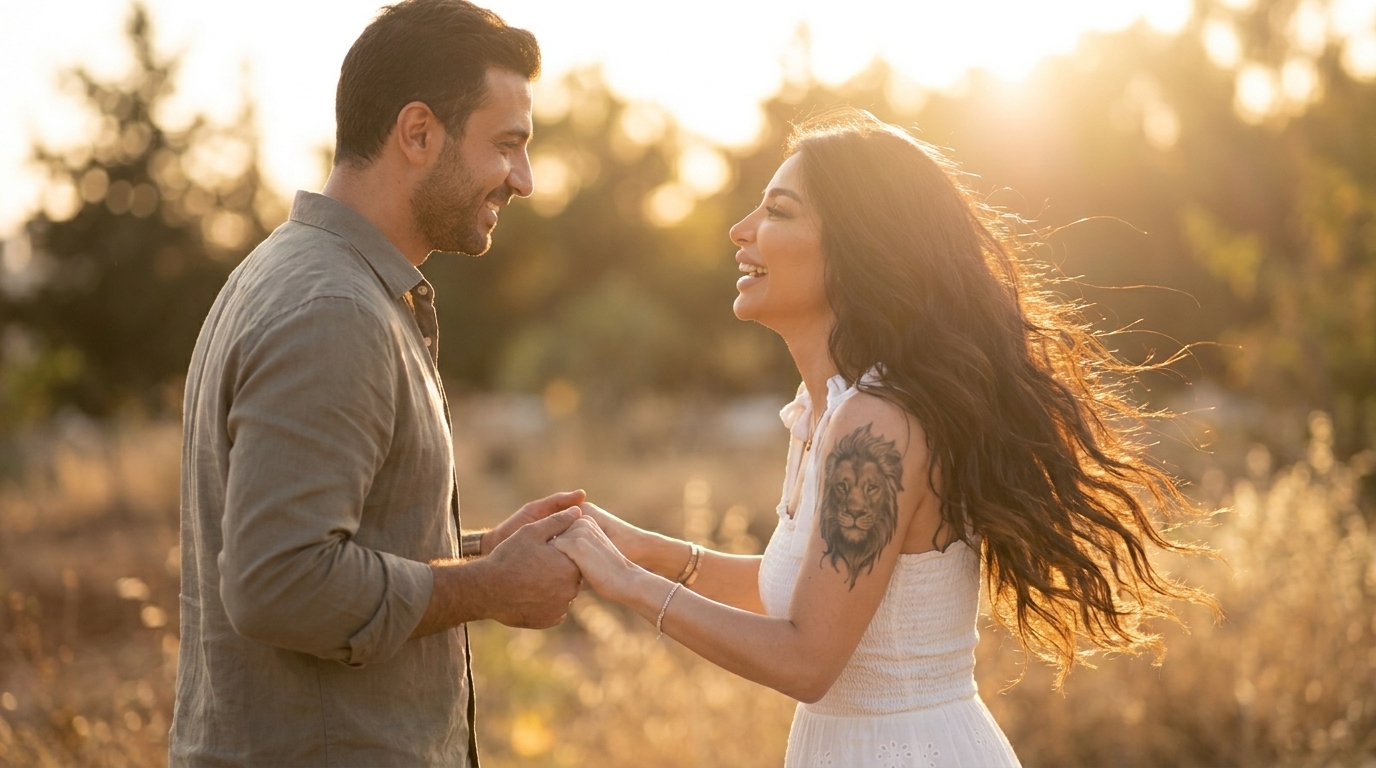 Golden hour embrace